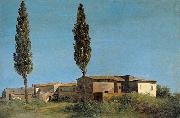 Pierre-Henri de Valenciennes the Two Poplar Trees oil on canvas